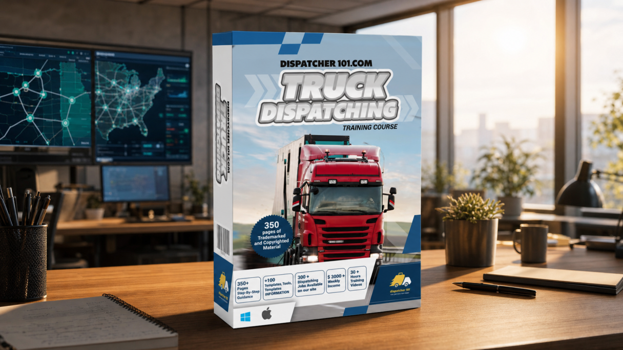 Truck Dispatcher Training in Ohio - Freight lanes and digital logistics setup